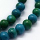 Synthetic Chrysocolla Beads Strands(G-I199-34-4mm)-3