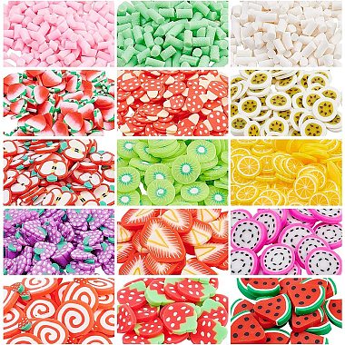 Mixed Color Polymer Clay Nail Care Decoration