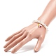 12 pièces 12 style abs plastique perle ronde perlée bracelets extensibles ensemble(BJEW-JB08961)-4