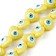 Evil Eye Resin Beads Strands(RESI-F040-01C)-1