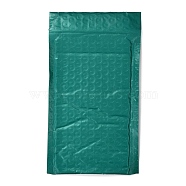 Matte Film Package Bags, Bubble Mailer, Padded Envelopes, Rectangle, Teal, 22.2x12.4x0.2cm(OPC-P002-01C-06)