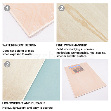 Wood Blank Drawing Boards(DIY-WH0175-36)-4
