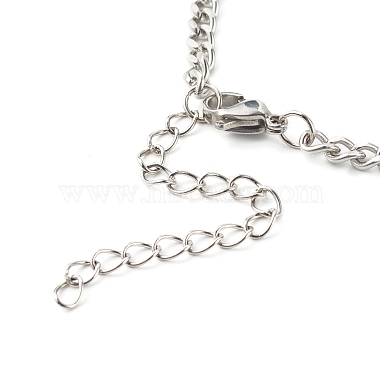 304 Stainless Steel Twisted Chains Bracelet Making(X-AJEW-JB01064)-4