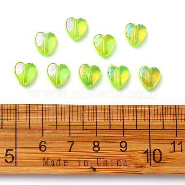 100pcs perles acryliques transparentes écologiques(TACR-YW0001-07G)-6