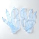 lacets plats en mousseline de polyester transparent(DIY-WH0265-04A)-1