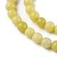 naturels de citron jade perles brins(G-G0003-C02-B)-4