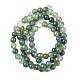Chapelets de perles en agate mousse naturelle(X-GSR4mmC001)-2