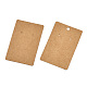 Rectangle Kraft Paper One Pair Earring Display Cards with Hanging Hole(CDIS-YWC0001-02)-3