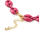 Alloy Coffee Bean Chain Necklaces(NJEW-JN03471)-7