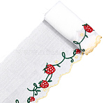 3 Yards Polyester Ribbons, for Clothes Accessories, Strawberry, 4-3/8 inch(110mm)(SRIB-GF0001-51C)