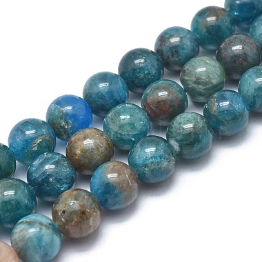 Natural Apatite Beads Strands(G-I254-08C)-2