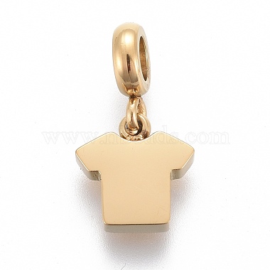 Golden Clothes 304 Stainless Steel Charms