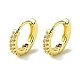 Brass Micro Pave Cubic Zirconia Hoop Earrings for Women(EJEW-D111-04G)-1