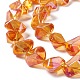 Full Rainbow Plated Electroplate Glass Beads(EGLA-Q066-FR04)-3