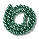 Brins de perles rondes en verre teinté écologique(HY-A002-8mm-RB118)-3