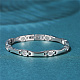 SHEGRACE Stainless Steel Panther Chain Watch Band Bracelets(JB676A)-5