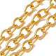 3.28 Feet Oval Oxidation Aluminum Cable Chains(X-CHA-G001-06G)-1