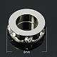 Brass Rhinestone Spacer Beads(RB-H253-8x2.5mm-28-1)-1