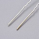 (Defective Closeout Sale) Lady's Hair Accessories Silver Color Plated Iron Rhinestone Hair Forks(PHAR-XCP0004-03S-02)-2