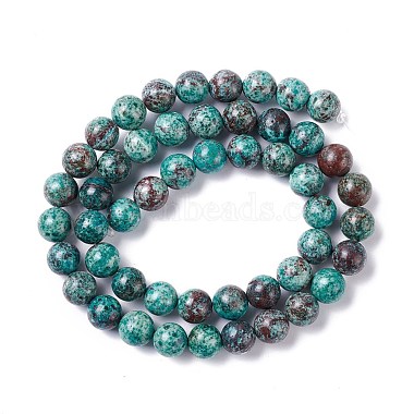 Natural Chrysocolla Beads Strands(G-I318-09A)-4