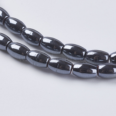 Chapelets de perles en hématite synthétique sans magnétiques(X-G-H1082-1)-3