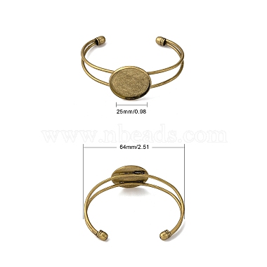 Fabrication de bracelet manchette laiton bricolage(DIY-X0292-64AB)-5