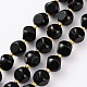 Natural Black Onyx Beads Strands(G-A030-B22-8mm)-1