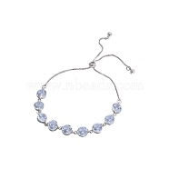 Light luxury and niche design, crystal zircon bracelet with a female pull-out style that can be adjusted, exquisite and super sparkling bracelet bracelet(BN5625)