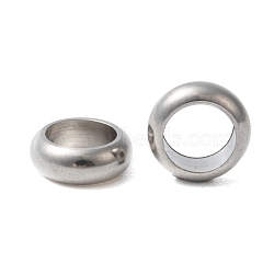 Stainless Steel Color, 8x2.5mm(STAS-E038-3)