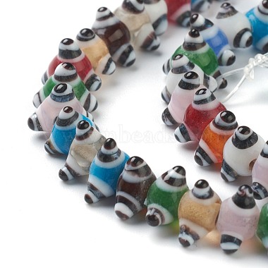 Handmade Bumpy Lampwork Beads(LAMP-J092-07A)-4
