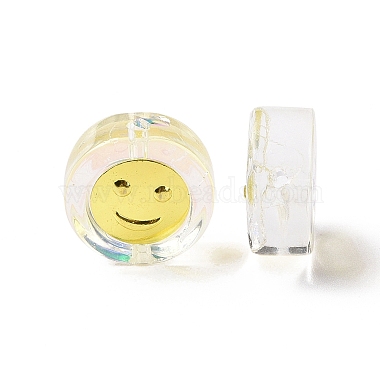 Transparent Spray Painted Glass Beads(GLAA-I050-15B)-3