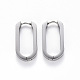 304 Stainless Steel Huggie Hoop Earrings(X-STAS-S103-21P)-1