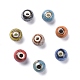 Fancy Aantiqued Glazed Porcelain Beads(PORC-R401-M)-2