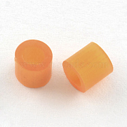 PE DIY Melty Beads Fuse Beads Refills, Tube, Sandy Brown, 8.5~9x9~9.5mm(X-DIY-R013-10mm-A55)