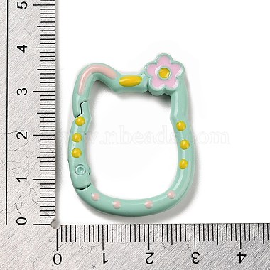 Spray Painted Alloy Spring Gate Ring(FIND-Z040-01)-4