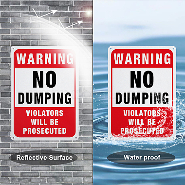 Globleland UV Protected & Waterproof Aluminum Warning Signs(AJEW-GL0001-05A-13)-5