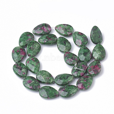 Natural Ruby in Zoisite Beads Strands(G-S292-20)-2