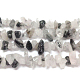 Puces naturelles de quartz rutile perles brins(F010)-1
