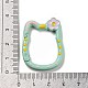 Spray Painted Alloy Spring Gate Ring(FIND-Z040-01)-4
