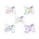 UV Plating Rainbow Iridescent Acrylic Beads(OACR-H015-03)-1