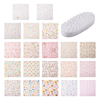 20pi&egrave;ce de tissu en coton(DIY-TAC0051-001)-2