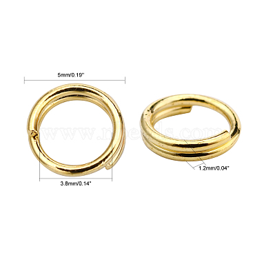Brass Split Rings(JRDC5MM-NFG)-2
