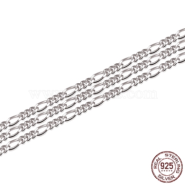 Sterling Silver Figaro Chains Chain