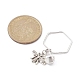 Alloy Bees and Iron Bell Pendant Decoration(HJEW-JM01307-02)-3
