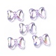 UV Plating Rainbow Iridescent Acrylic Beads(OACR-H015-06)-2