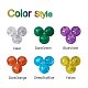 PandaHall Elite Spray Painted Crackle Glass Beads(CCG-PH0002-04)-3