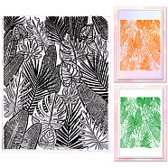 Clear Silicone Stamps, for DIY Scrapbooking, Photo Album Decorative, Cards Making, Leaf, 139x139x3mm(DIY-WH0504-62E)