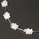 Natural White Shell Mother of Pearl Shell Beads(BSHE-B005-11)-3
