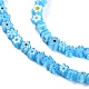 Chapelets de perle de millefiori en verre manuelles(X-LAMP-J035-4mm-09)-5