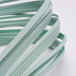 Quilling Paper Strips, Pale Turquoise, 390x3mm, about 120strips/bag(DIY-J001-3mm-B11)
